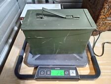 Vintage US Army Ammo Can 17.2 LBS Steel Shot BBs Ball Bearings picture