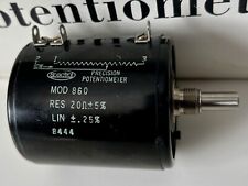 Spectrol Model 860 Precision Potentiometer 20 Ohms +/- 5% New Made in USA Vishay picture