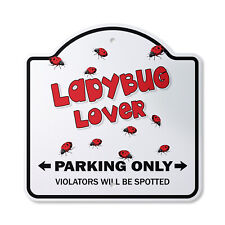 Ladybug Lover Plastic Novelty Sign Parking Lady Bug Collector Insect picture
