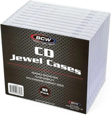 Retro Media Collection Cases - CD Jewel Cases - 10 Pack | Crystal Clear Protecti picture