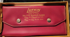 Vintage Lufkin Radius Gage Set Gauge with Case Lufkin Rule Co Case/Box picture