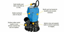 Tsurumi HS2.4S-62 Cast Iron Submersible Trash Water Pump — 3,000 GPH, 1/2 HP, 2