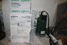 1/3 hp ZOELLER UTILITY PUMP MODEL 1043 THERMOPLASTIC picture