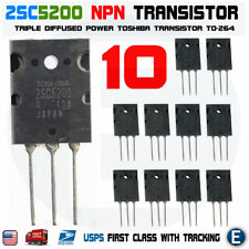10pcs 2SC5200 Power TOSHIBA Transistor Silicon NPN Triple Diffused Type TO-264 picture