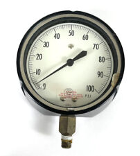 Acco Helicoid Gauge 100 psi Steampunk Vintage PSI Gauge USA picture