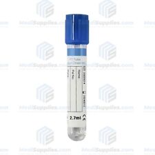 Vacuum Blood Collection Tube (Sodium Citrate 3.2%), 2.7ml, Light Blue, Exp 2/24 picture