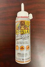 GORILLA Crystal Clear  Water Resistant GLUE ~ Bond Wood Stone Metal Glass 5.75oz picture