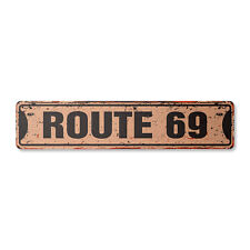 ROUTE 69 Vintage Street Sign Childrens Name Room| Indoor/Outdoor picture
