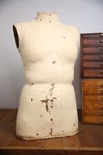 Vintage Mannequin Dress Form Bust Half Body female Clothing Display Antique picture