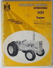 Vintage 1966 INTERNATIONAL HARVESTER-IH-2424 Tractor OPERATOR'S MANUAL picture