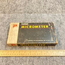 Vintage NSK Digital Outside Micrometer 50-75mm .001mm w/ Wrench Standard & Case picture