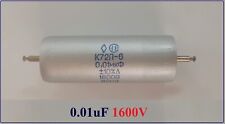 0.01uF 1600V K72P-6 К72П-6 Military PTFE teflon Film Capacitor Audio Hi End 1pc. picture