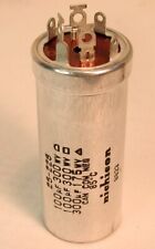 NICHICON 3-Section Electrolytic Can Capacitor: NOS 100uF/300V (X2), 300uF/175V picture