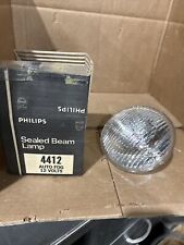 NEW PHILIPS CLEAR SEALED BEAM LAMP 4412 AUTO FOG 12 Volts picture
