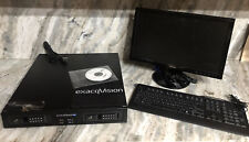 ExacqVision ELP IP10-08T-ELPR-P1 W 19” Monitor,Keyboard,Discs,Mouse Pad-MINT CON picture