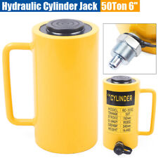 Hydraulic Cylinder Jack 50 Ton 150mm-6 inch Stroke Solid Pressure Pump Ram 953CC picture
