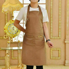 Unisex Cooking Aprons Kitchen Restaurant Chef Bib Apron Dress with 2 Big Pockets picture