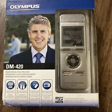 Olympus DM-420 Silver Handheld 2GB Memory Digital Stereo Voice Recorder picture