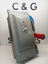SIEMENS HF361 30 AMP FUSIBLE HEAVY DUTY SAFETY SWITCH 600 VAC 250 VDC picture
