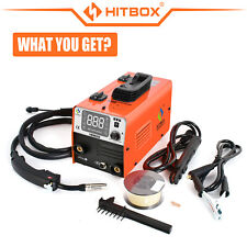 HITBOX 200Amp MIG Welder 110V 2 in 1 Semi-Automatic MIG MMA Welding Machine IGBT picture