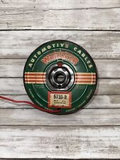 Whitaker Automotive Vintage RARE Cable 571D-R 12 GA. METAL SPOOL & Red Wire USA picture