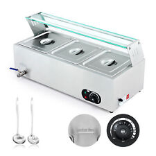 Commercial 3 Pan Buffet Server and Warmer 1200W Electric Bain Marie Food Warmer picture