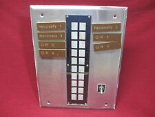 Vintage Executone Fire Alarm Emergency Panel Indicator Board? Offers Welcome picture