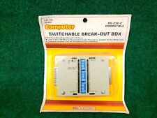 Brand New VINTAGE RS-232 Break-Out-Box.  25D F to 25D M picture
