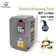 VFD Vector Control CNC Variable Frequency Drive Inverter 7.5kW 10HP 220V AC 34A picture