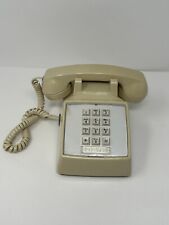 Telephone Touchtone Push Button Comdial Phone Model 2500-AS Beige Vintage picture