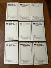 NEBS Phone Call Record Books Product #13 New England Business Service VTG NOS picture