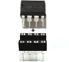 12PCS STMicroelectronics TDA2822M TDA2822 + Sockets - Dual Audio Amplifier IC picture