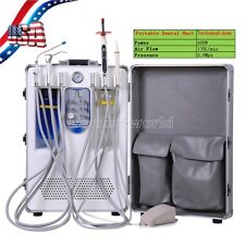 Dental Mobile Delivery Unit Turbine System Suction Rolling Case Air Compressor picture