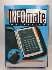 Vintage Infomate Organizer Planner with Calculator & Phone Pocket - NEW IN BOX picture