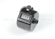 4 Digit Number Dual Clicker Golf Hand Tally Counter Black Handy Convenient picture