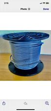 50ft - 22awg/4c 4 conductor Double-Shield Stranded Wire Cable - Blue - NEW picture