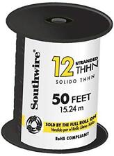 Southwire 22964183 50 ft. 12 Black Stranded CU THHN Wire  picture