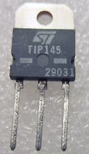 TIP145 ST DARLING POWER TRANSISTORS 10A 60V PNP Si TO-218 2-PC LOT  picture