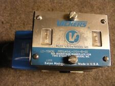 Vickers Hydraulic Directional Control Valve Cat No. PBDG4S4L-012A-B-60 N.O.S. picture
