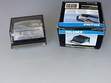 Vintage Mini Rolodex with Inserts Petite Address File Covered Box S-300C picture