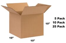 Lot of 10x10x10 Cardboard Paper Mailing Packing Shipping Box Corrugated Carton picture