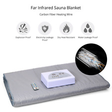Infrared Sauna Blanket 2 Zone Controller Body Slim Lymph detoxification Massage picture