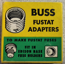 Vintage Buss Fustat SA-20 Fuse Adapter (4 pack) SA20 Box of 4 NEW Old Stock picture