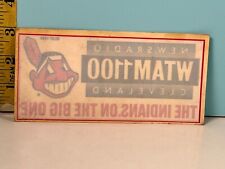 Vintage New Radio Wtam 1100 Cleveland The Indians on the Big one Transfer picture