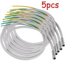 5PCS Silicon Hose Tubing Cable Connector Dental High Slow Speed Handpiece 4 Hole picture