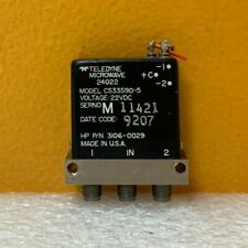 Teledyne CS33S9D-5 (HP 3106-0029) DC to 18.0 GHz, RF Coaxial Switch. Tested picture