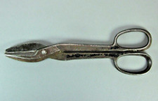 VINTAGE FORGED STEEL 10 INCH TIN SHEARS SNIPS picture
