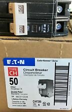 (1) Eaton CHF250  2 Pole 50 Amp Circuit Breaker Cutler Hammer CH250 NEW picture