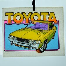 Authentic VINTAGE Toyota Transfer Iron On picture