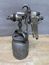 Binks Model 62 VTG Professional Paint Spray Gun With Paint Canister Untested picture